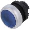 Comutator cu apăsare 22mm, albastru