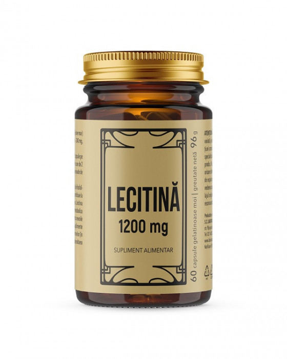 Lecitina 1200mg 60cps gelatinoase moi