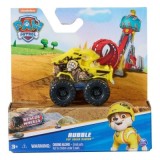 PATRULA CATELUSILOR PUP SQUAD RACERS RESCUE WHEELS VEHICUL METALIC RUBBLE SCARA 1: 55