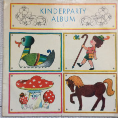Kinderparty kinder party dublu disc vinyl 2LP muzica cantece copii in lb germana