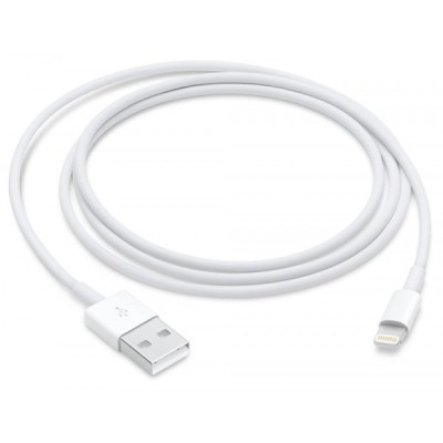 Cablu Date si Incarcare USB-A - Lightning OEM, 18W, 1m, Alb foto