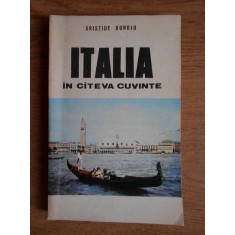 Aristide Buhoiu - Italia in cateva cuvinte (1972, contine harta)