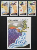 SOMALIA-AVIATIE -4 Val.+1 Colita**SOM 159
