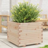 Cumpara ieftin Jardinieră de grădină, 60x60x49,5 cm, lemn masiv de pin