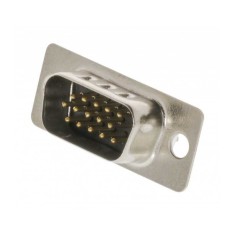 Mufa VGA tata 15 pini 3 randuri cu terminale de lipire CONNFLY
