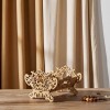 Cosulet Lemn HDF Decorativ Rustic, Organizator Universal, Depozitare Obiecte Mici, Cadou, Birou, 10x11x8cm
