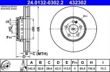 Disc frana ATE 24.0132-0302.2
