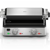 Gratar electric multifunctional Braun MultiGrill CG 7020, 0X17900000, 2000 W, 3 moduri de gatire, temperatura maxima 230˚C, argintiu/negru