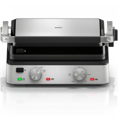 Gratar electric multifunctional Braun MultiGrill CG 7020, 0X17900000, 2000 W, 3 moduri de gatire, temperatura maxima 230˚C, argintiu/negru