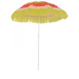 Outsunny Umbrelă Hawaiană Portabilă, Acoperitoare &Oslash;160cm, Impermeabilă, &Icirc;nălțime p&acirc;nă la 180cm
