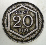 1.939 ITALIA 20 CENTESIMI 1919 R, Europa, Cupru-Nichel