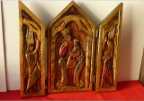 TRIPTIC, ICOANA PE LEMN