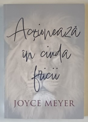 ACTIONEAZA IN CIUDA FRICII , ADOPTA O ATITUDINE CURAJOASA IN FATA FRICII de JOYCE MEYER , 2023 foto