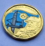 115. Moneda Canada 1 dollar 2022 (175th Birth Anniversary of Alexander Graham Bell - Coloured)
