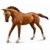 Figurina Cal Thoroughbred Mare Chestnut Deluxe, Collecta