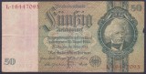Bancnota Germania 50 Reichsmark 1929 - P182a VF ( vezi descriere )