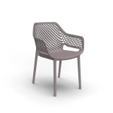 Letino scaun de grădină din plastic cappuccino