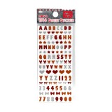 Abtibild decor unghii, Sweet Stickers, modele litere
