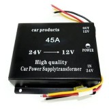 Cumpara ieftin Convertor transformator auto 24V~12V, putere mare 45A, LaiRun