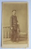 CDV Atelier Romania 1860-1870 barbat