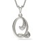 Colier din argint cu pandantiv Initiala Q