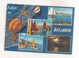 FA132 -Carte Postala- ITALIA - Saluti da Bellaria, circulata