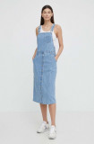 Levi&#039;s rochie jeans midi, evazati