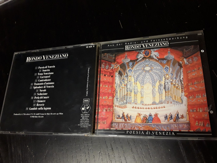 [CDA] Rondo Veneziano - Poesia Di Venezia - cd audio original