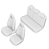 SET HUSE SCAUN UMBRELLA PENTRU DACIA SANDERO STEPWAY 2012-2021 (BANCHETA FRACTIONATA) CU TETIERE SPATE IN FORMA L