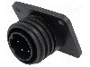 Conector circular, tata, 5 pini, BULGIN - PX0941/05/P