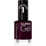 Cumpara ieftin Rimmel Super Gel gel de unghii fara utilizarea UV sau lampa LED culoare 064 Plum Pudding 12 ml