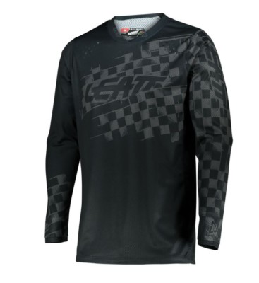 Tricou Leatt 4.5 Lite Black Grafit foto