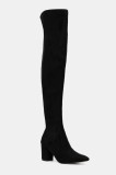 Steve Madden cizme Crosswalk culoarea negru, cu toc drept, 11004965