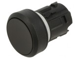 Comutator Negru 22mm cu Acționare prin Apăsare