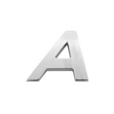 Ornament Auto 3D Litera A 26 MM Cromat