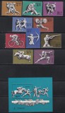 URSS 1977 - Jocurile Olimpice - Moscova, 2 Serii + Colita, MNH