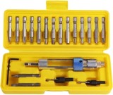 Cumpara ieftin Set 20 Piese Biti si Adaptor Bormasina Half Time Drill Driver As Seen On TV, Crom Vanadium, Cutie Transport