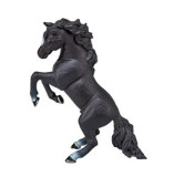Figurina Cal negru Cabrat, PAPO