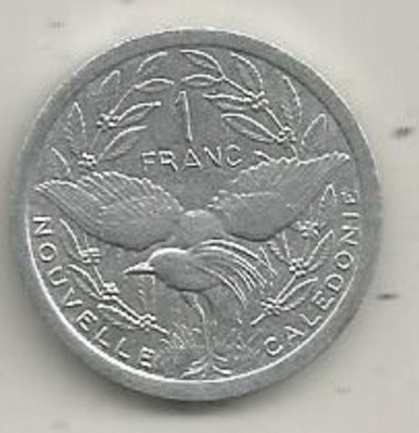 Moneda 1 franc 1994 - Noua Caledonie foto