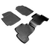 Covorase Cauciuc Tip Tavita Suzuki Grand Vitara 5D 2005-2015 +Protectie Tunel Spate ALM Negru