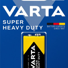 Baterie zinc carbon 9V (6F22) 1 buc/blister Super Heavy Duty Varta