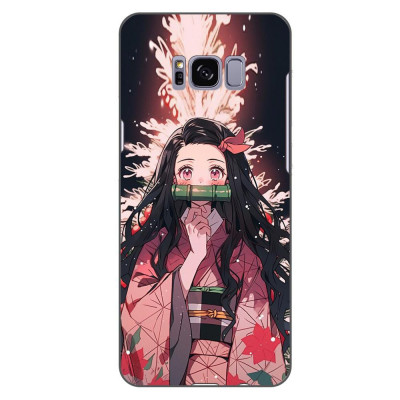 Husa compatibila cu Samsung Galaxy S8+ Plus Silicon Gel Tpu Model Demon Slayer Nezuko foto