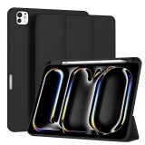 Husa tableta pentru ipad pro 11 (2024), flex trifold, black