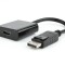 CABLU video GEMBIRD, adaptor DisplayPort (T) la HDMI (M), 10cm, rezolutie maxima Full HD (1920 x 1080) la 60Hz, negru, &quot;AB-DPM-HDMIF-002&quot; (timbru verd