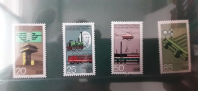 DDR-tranport,locomotive ,trenuri-serie completa nestampilat MNH-(T2) foto