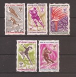 Franta 1968 - Jocurile Olimpice de iarna, Grenoble, MNH