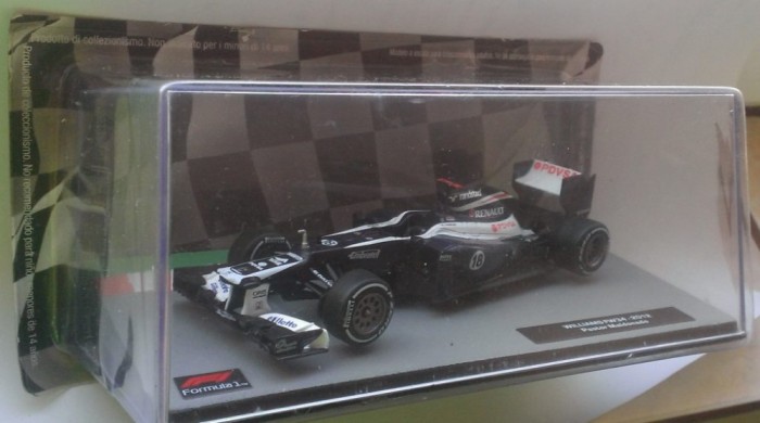 Macheta Williams FW34 Maldonado Formula 1 2012 - Altaya 1/43 F1