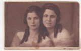 Bnk foto Portret de fete - Foto Adler Brasov, Romania 1900 - 1950, Sepia, Portrete