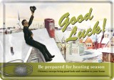Placa metalica - Good Luck - 10x14 cm, Nostalgic Art Merchandising