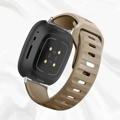Curea din silicon compatibila cu Amazfit Pace 2, Telescoape QR, 22mm, Chocolate Brown foto